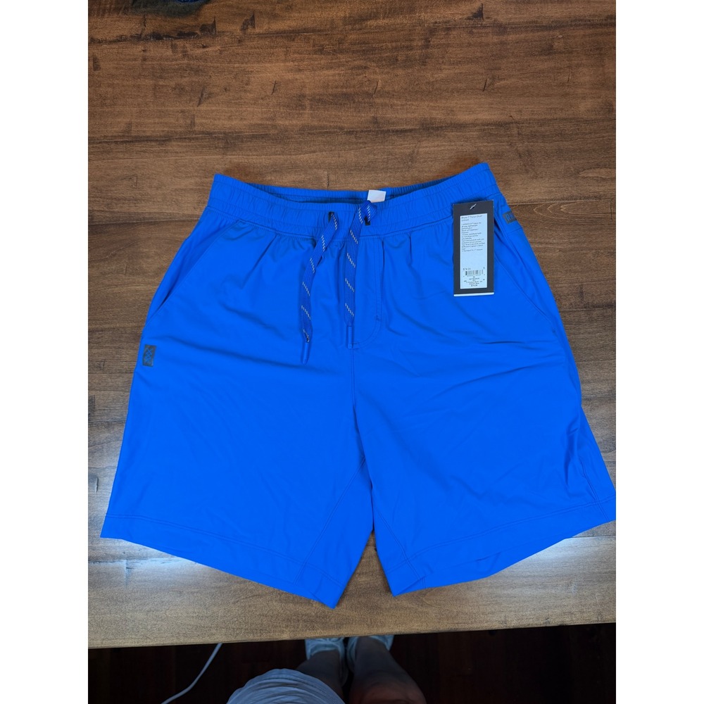Rhone Pursuit Short 7" Unlined Electric Blue Mens Small NWT